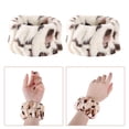 thumbnail image 4 of Muñequeras Suaves Sunnimix para lavar muñecas Yoga Maquillaje Estampado de leopardo, 4 of 8
