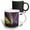 Multicolor, variant on 3drose, Aurora Borealis, Northern Lights, Near Fairbanks, Alaska, 15oz Two-tone Black Mug