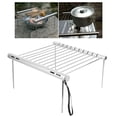 thumbnail image 2 of Parrilla Parrilla plegable Parrilla portátil para acampar Parrilla de carbón Parrilla para barbacoa Parrilla portátil para exteriores Ecomeon no, 2 of 6