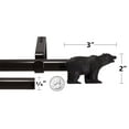 thumbnail image 2 of Urbanest Farmhouse Bear 3/4" Adjustable Curtain Rod – Heavy-Duty Telescoping Drapery Rod with Decorative Bear Finials – Extendable Window Rod for Curtains & Drapes, 84"–120″, Oil-rubbed Bronze (ORB), 2 of 5