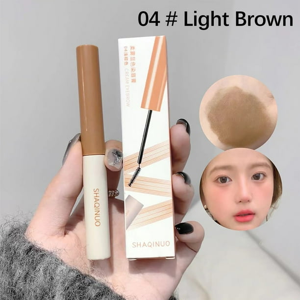 Pisexur Belleza Maquillaje Crema para cejas Soft Mist con color natural y tridimensional para mujeres. Larga duración, resistente al sudor y no se decolora fácilmente. 5 g.para mujeres y hombres