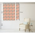 thumbnail image 5 of Ambesonne, Hawaiian Summer Peel & Stick Wallpaper for Home, Art Psychedelic, 13"x72", Coral Cadet Blue, 5 of 5