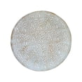 thumbnail image 5 of De Kulture Works Decorative Plate White Gold Finish Iron Tray, Centerpiece 9 inches, 5 of 5