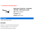 thumbnail image 2 of Right Outer Tie Rod End - Compatible with 2003 - 2008 Toyota Corolla 2004 2005 2006 2007, 2 of 2