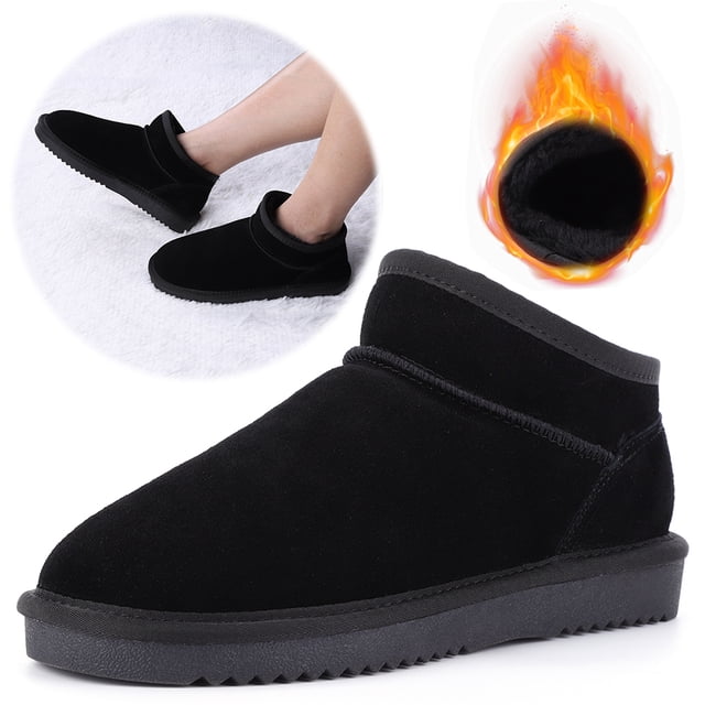Botas peluche térmica forro piel sintética comodar tobillo calientes invierno para mujeres nieve anti-Agua a al aire libre