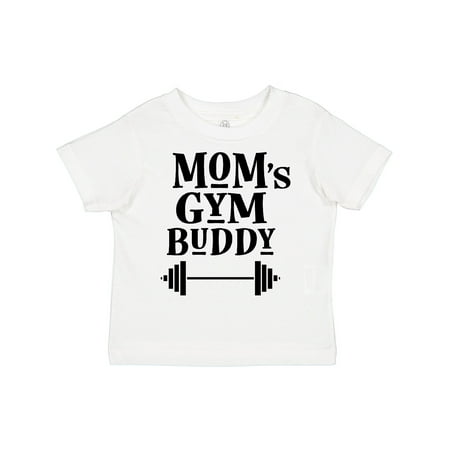 

Inktastic Mom s Gym Buddy Fitness Workout Gift Toddler Boy or Toddler Girl T-Shirt