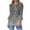 AA-Gray, variant on QATAINLAV Womens 3/4 Bell Sleeve Shirts Trendy Boho Print Pleated Pullover Tunics Casual Button Down Henley Shirt 2025 Holiday Going Out Tops Vacation Sales Gold S