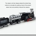 thumbnail image 4 of Wweixi Simulated Retro Track Train Set Electric Train Sets with Light and Sound Christmas Toy Gift, 4 of 5