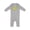 AC-Heather Grey, variant on Kiwi Fruit Party Baby Romper Coveralls