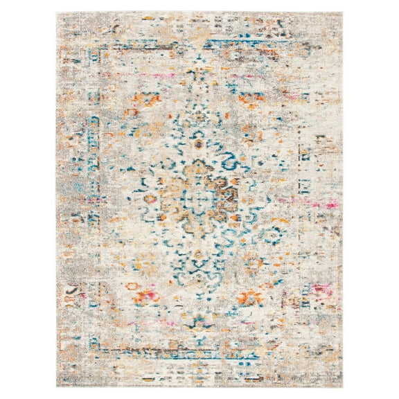 Safavieh Madison Alys Oriental Area Rug, Cream/Blue, 11' Round