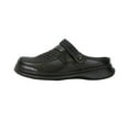 thumbnail image 3 of 24 HOUR COMFORT Marcy Wide Width Comfort Clog For Work and Casual Attire BLACK 5.5, 3 of 6
