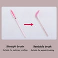 thumbnail image 2 of Bumiews Mascara Wands, Disposable Eyelash Brushes, Eyebrow Makeup Brushes with Crystal Handle(Pink), 2 of 7