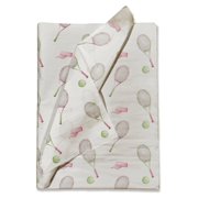Pro Supply Global Tennis Printed Tissue Paper for Gift Bags or Boxes and Wrapping - Sports Bulk Decorative Art Tissue Paper for Packaging and Gifting | 24 Sheets 20" x 30"