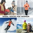 thumbnail image 7 of Loritta 5 Pairs Womens Socks Wool Socks Thick Knit Warm Winter Socks for Women Gifts Size 5-9, 7 of 7