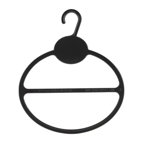 SSWBasics Black Scarf Hanger - pack of 50