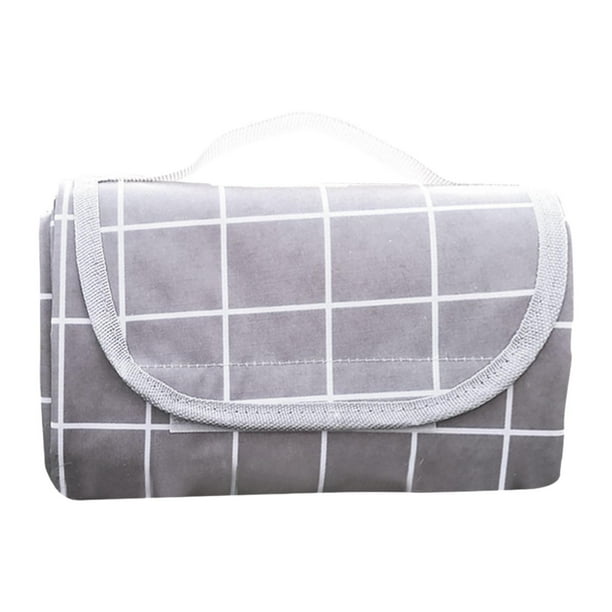 Manta de playa, manta de camping, manta de picnic, manta portátil plegable impermeable Café