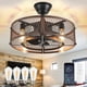 thumbnail image 1 of Ventilador de Techo DINGLILIGHTING 20" Nogal con Control Remoto y Luz LED, 1 of 9