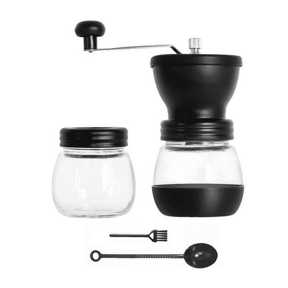 Máquina De Café Portátil molinillo De Cafe Manual Negro