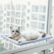 thumbnail image 5 of Ventana de cama para gatos, estantes de seguridad para gatos Asiento para gatos montado en la ventana que ahorra espacio MFZFUKR BST3025972-3, 5 of 6