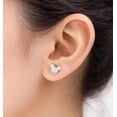 thumbnail image 2 of JAY JOOLS Disney Mickey Mouse Stud Earrings for Women – 925 Sterling Silver CZ Accent Cartoon Character Jewelry, 2 of 2
