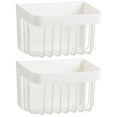 thumbnail image 1 of 2pcs Bathroom Wall Adhesive Storage Rack Punch-free Adhesive Drain Bracket Facial Cleanser Holder, 1 of 8