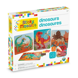  ALEXES Mosaic Sticker Art Kits for Kids - Sticky Number Mosaic  - Sticker Mosaics for Kids - Stick Together Mosaic Sticker Poster - Sticky  Mosaic for Kids Set 2 : Toys & Games