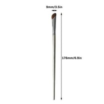 Nose Makeup Brush, Contouring Brush, Small Horse Hair Head Sculpting Shadow Brush for Nose Shaping, Soft Synthetic Fibers, Vegan Makeup Brush, Suitable for All Skin Types, Precision Application