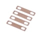 thumbnail image 4 of Advancent 4 Pieces Brass Neck Wedges Metal Shims Instrument Gasket Heightening Replacement Accessories Connection 0.2mm 0.5mm Adjust Parts Type2 NO2 Advancent CBP470908, 4 of 6