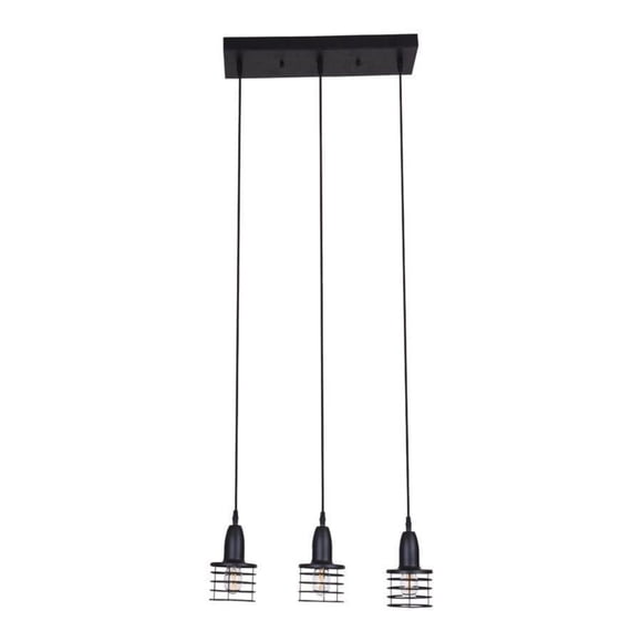 Xtricity - Pendant Light, 20.86 '' Width, From The Norway Collection, Black