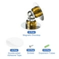 thumbnail image 3 of Magnetic Door Stopper, 2 Pack Stainless Steel Magnets Door Stops, Brass Tone, 3 of 5