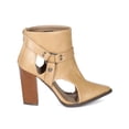 thumbnail image 2 of Bumper Odin-04 New Women Pointy Toe Cut Out Harness Triangular Heel Ankle Boot, 2 of 5