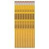 14730 The Write Dudes No. 2 Unsharpened Wooden Pencils - #2, HB Pencil Grade - 2 mm Lead Size - Black Lead - Yellow Barrel - 12 / Pack