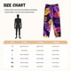 thumbnail image 3 of Balery Purple Flower Pantalones de pijama para mujer, pijamas ultraligeros, pantalones de estar por casa-Small, 3 of 6