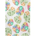 thumbnail image 2 of Easter Day Eggs Leaf Tablecloth Rectangle Colorful Table Cloth Large Square Table Cover for Dining Kitchen Party 60"x60" Decor Gift, 2 of 7