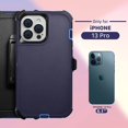 thumbnail image 2 of IBAOLEA for iPhone 13 Pro Case with Belt-Clip Holster,Dual Purpose Full Body Protection Rugged Heavy Duty Protection Anti-Scratched Shockproof Phone Case, 2 of 7