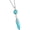F, variant on Crystal Necklace for Women Hexagonal Crystal Stone Necklace Irregular Natural Wrapped Wire Chakra Rainbow Gemstone Pendant Jewelry Chains Valentine'S Day Gift