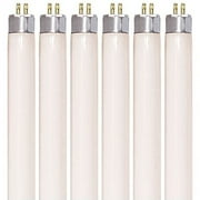 (6 Pack) F8T5/WW - T5 Fluorescent 3000K Warm White - 8 Watt - 12 Super Lo...