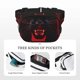 thumbnail image 5 of Balery Black Panther Red Background Mochila Cinturón para Mujeres y Hombres, Bolsa de Cintura Impermeable de Doble Capa con Correa, 5 of 9