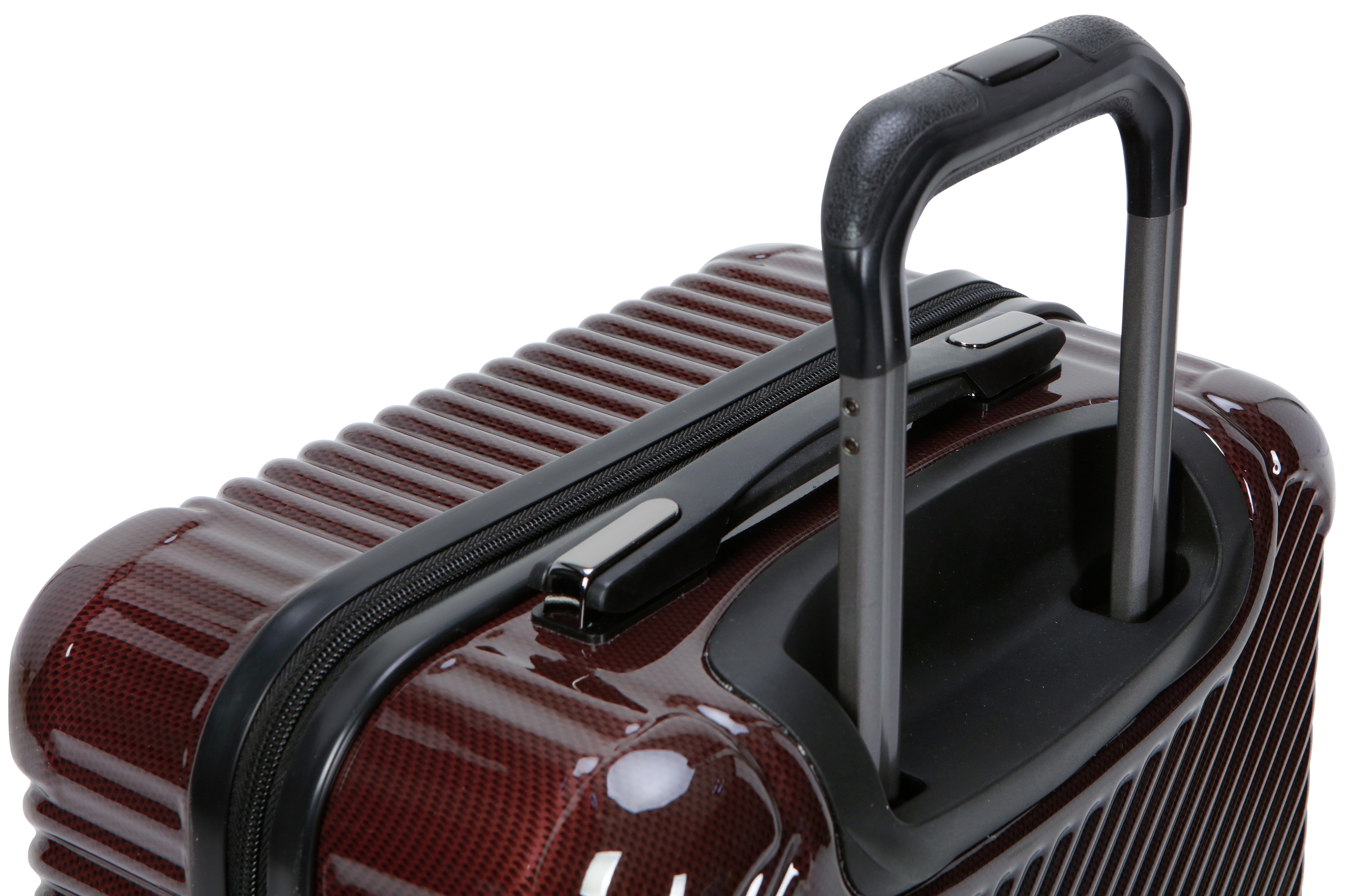 Ecotech Veer 20-inch Hardside Travel ABS Carry-on Luggage, Chocolate, All Ages