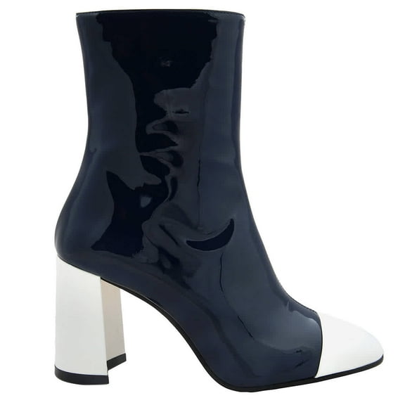 Carel Donna Patent Leather Ankle Boots, Brand Size 36 ( US Size 5 )