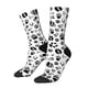 thumbnail image 1 of Balery Black Footprints Calcetas Largas con Estampado para Hombre y Mujer – Suaves y Transpirables, Talla Única (US 5-11), 1 of 6