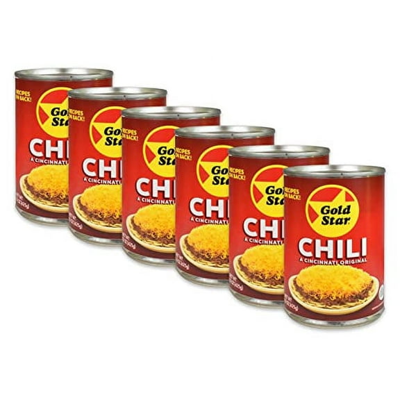 Gold Star Chili 15-ounce Cans (Pack of 6)