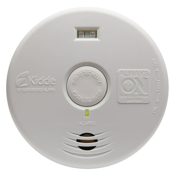 Kidde 10069 - Worry-Free Hallway Smoke Alarm with Sealed Lithium Battery (21010069 P3010H)