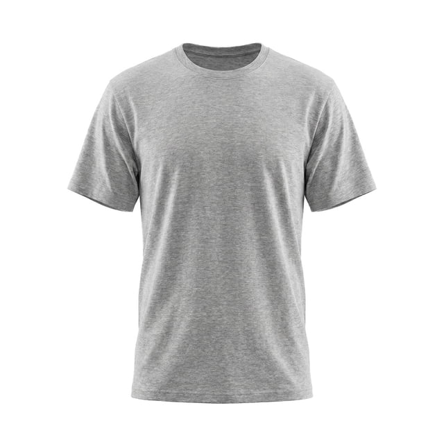 Playera George para Hombre Cuello Redondo Manga Corta Gris Talla EG