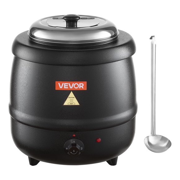 VEVOR Commercial Soup Warmer Soup Station with 10Qt Pot Soup Kettle Warmer