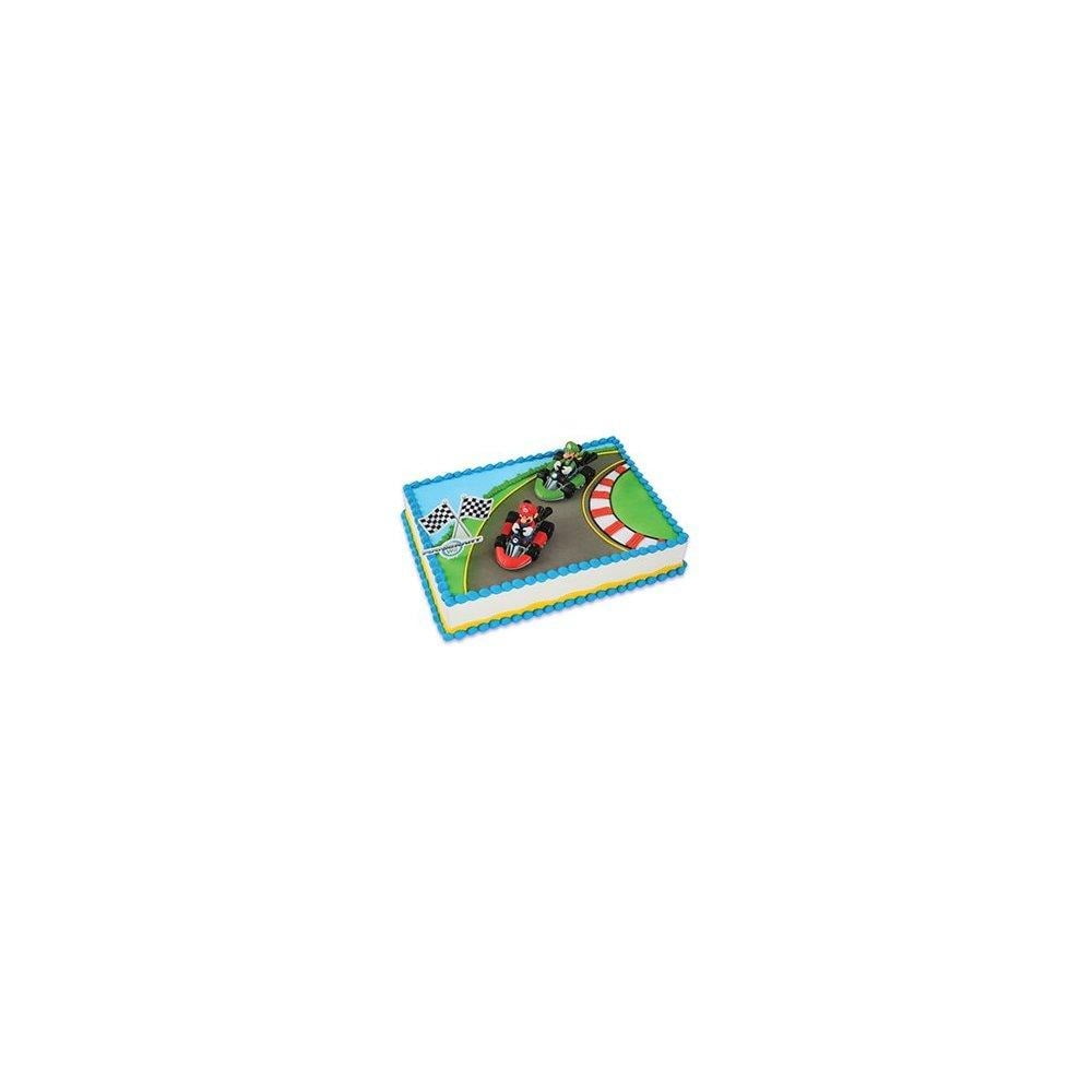 Gxhong Figures Super Mario Cake Toppers Mario Bros Gateau Décorations Super Fig 