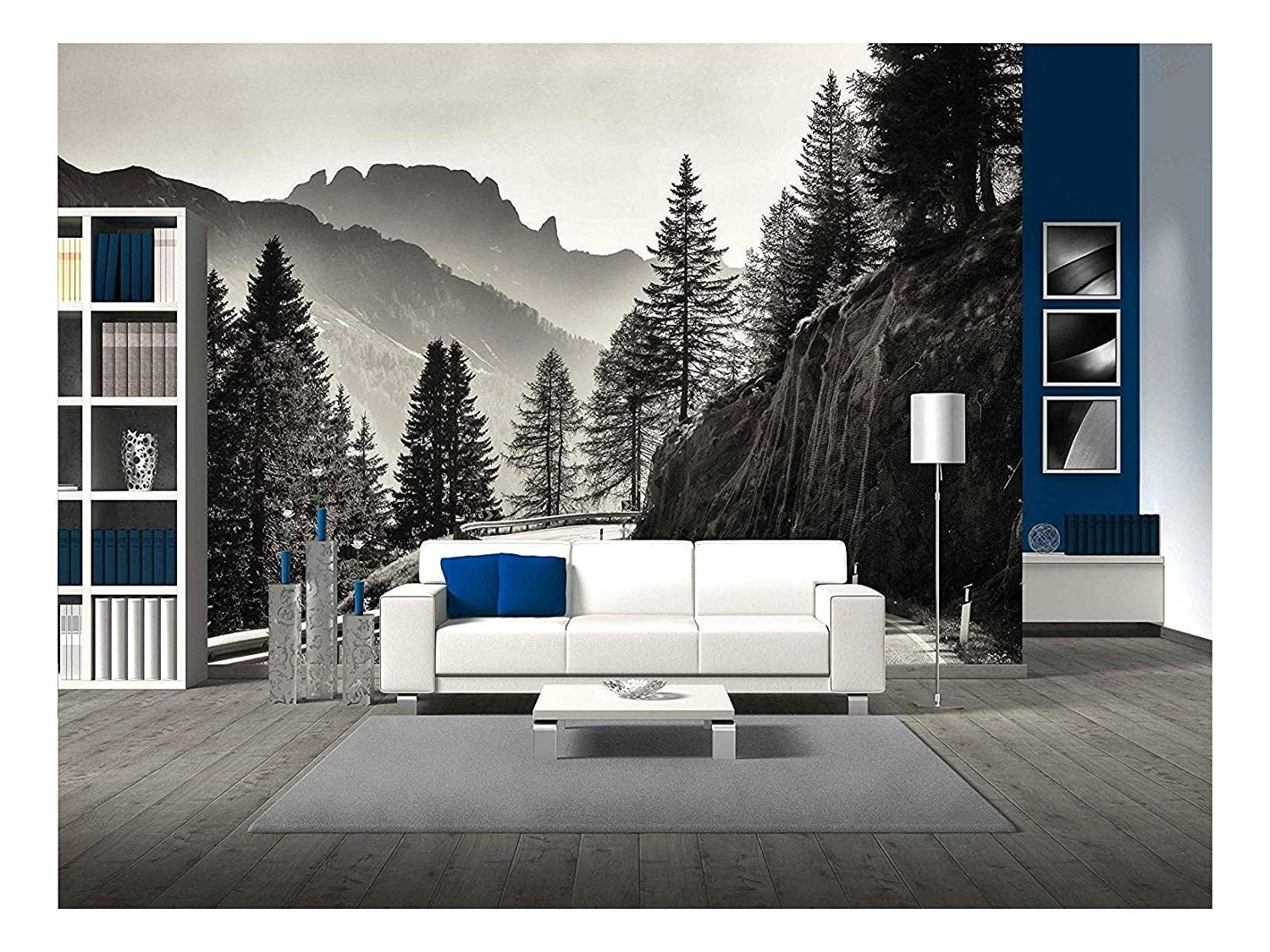 Wall26 Country Road at The European Alps Removable Wall