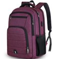 thumbnail image 1 of Mochila impermeable para portátil RAINSMORE de 17 pulgadas para mujer, 1 of 7