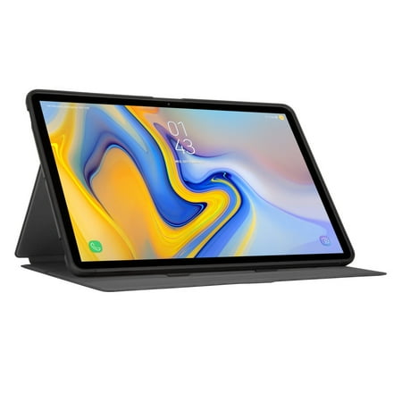 Targus - Click-In Case for 12.4" Samsung Galaxy Tab S7+, Tab S7 FE, and Tab S7 FE 5G - Black/Charcoal