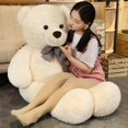 thumbnail image 2 of Recién llegado, oso de peluche de un tamaño, juguete de peluche relleno suave para niños, regalo de cumpleaños, 2 of 5